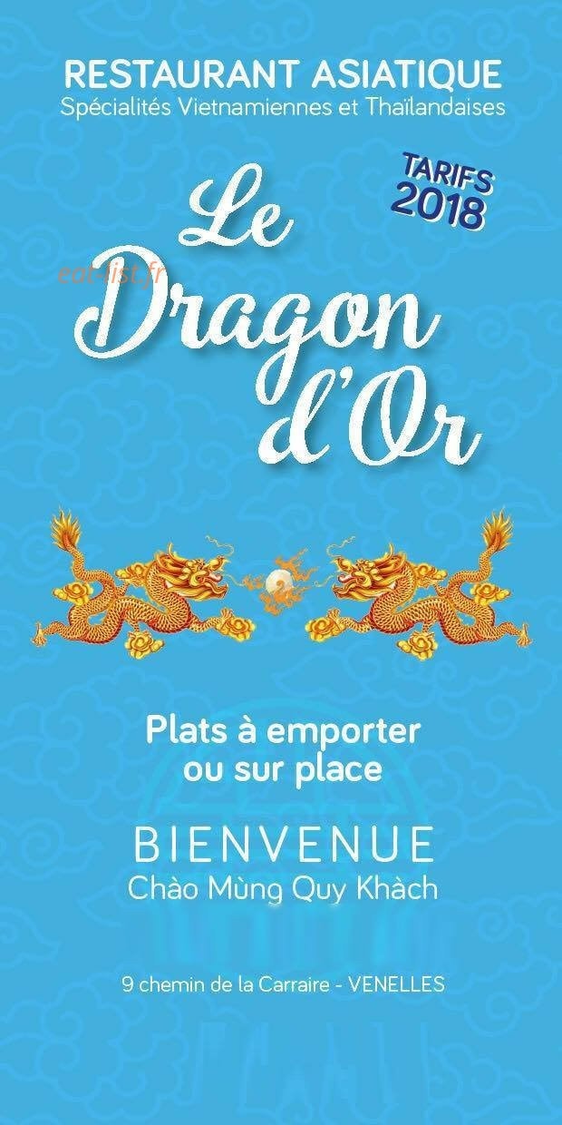 Le dragon d'or — carte page 1