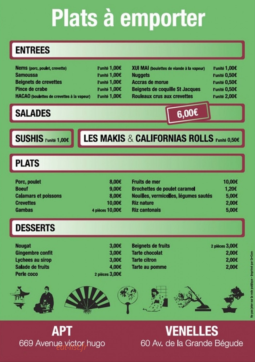Le Jade D'asie — carte page 2