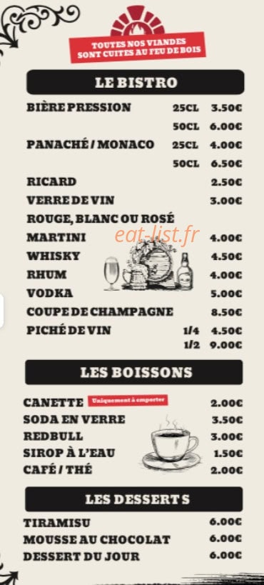 Bistrot & Gill — carte page 3