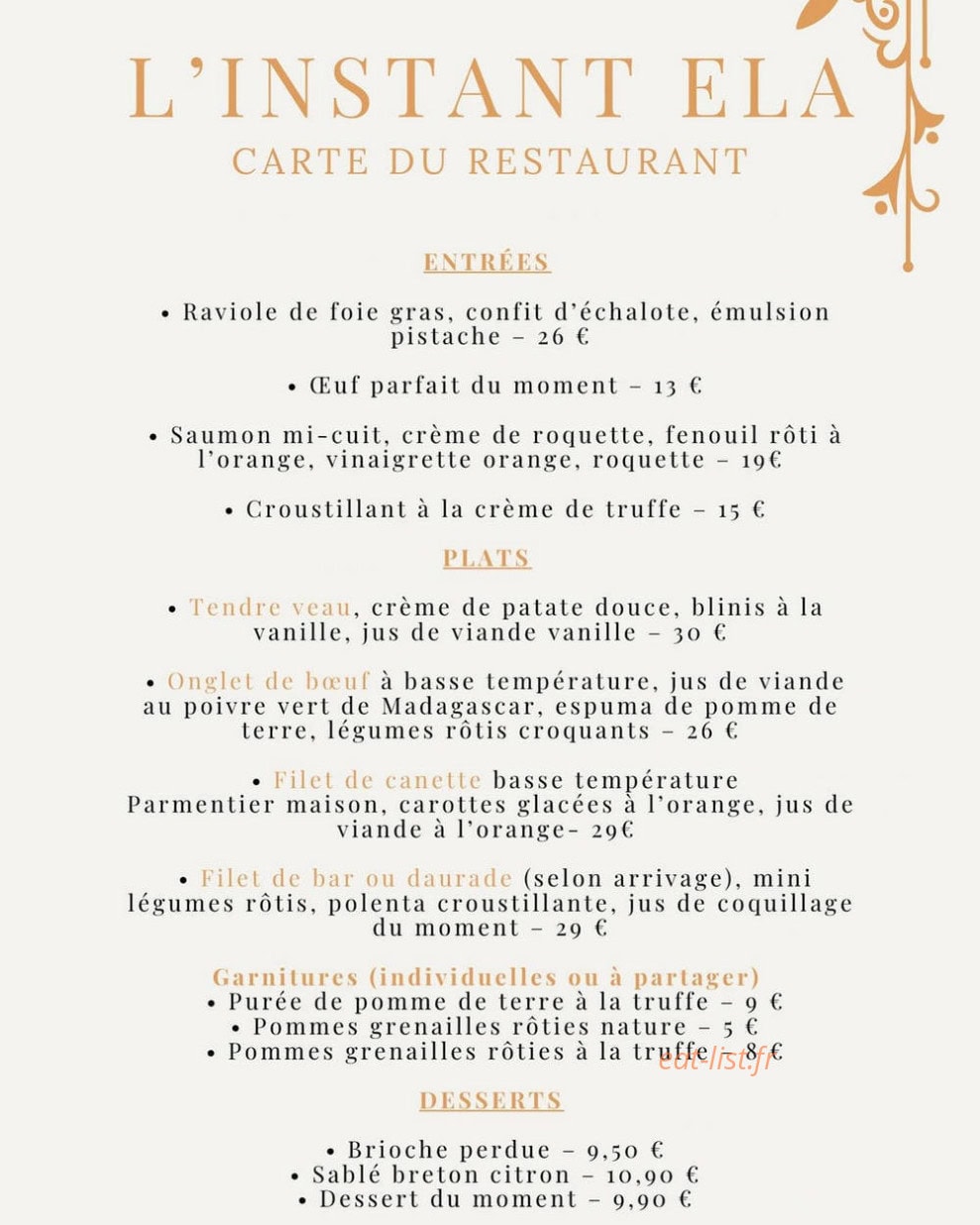 L’instant Ela — carte page 1