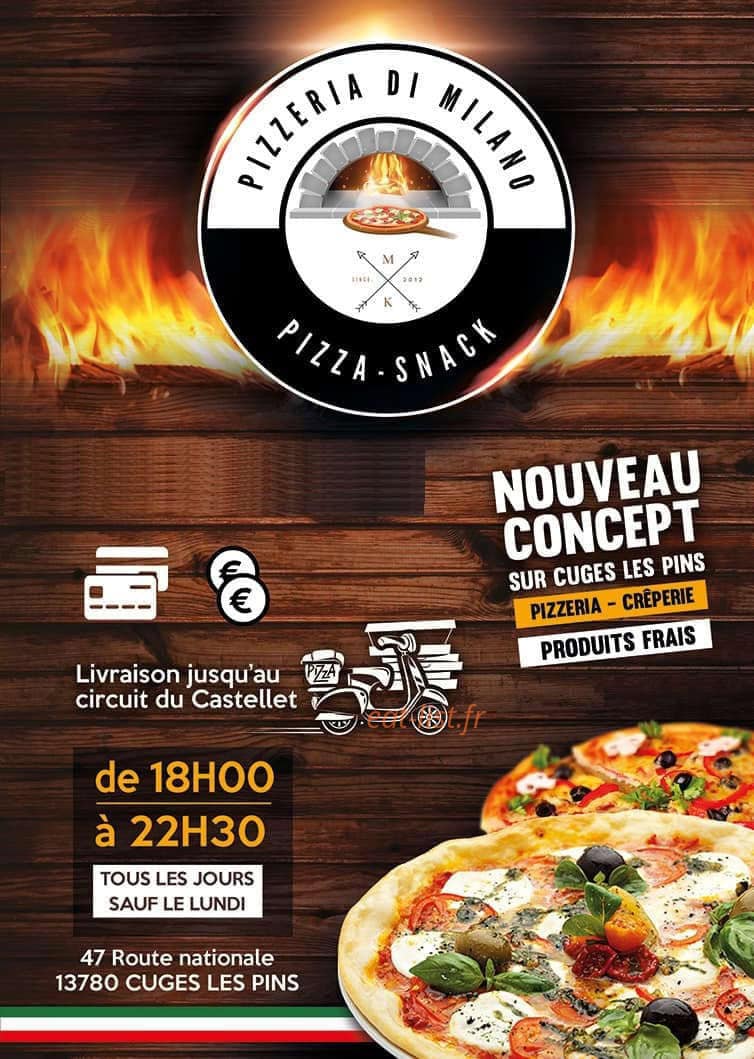 Pizzeria di Milano — carte page 1