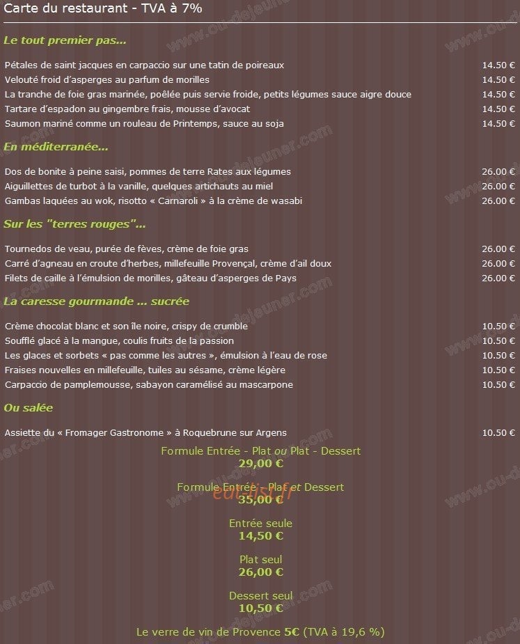 La Galinière — carte page 1