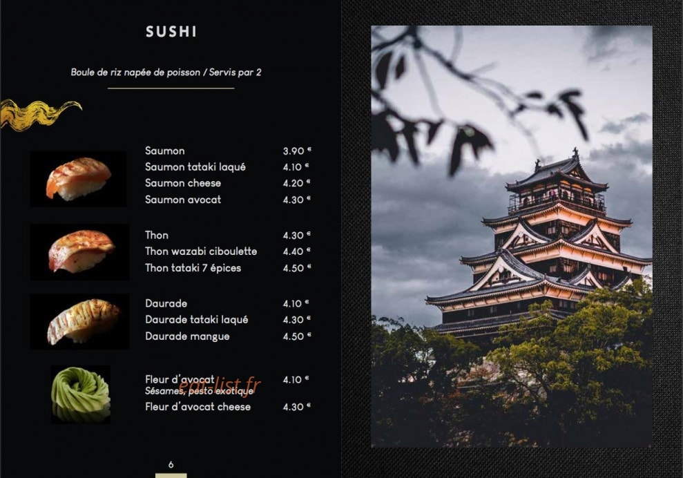 Sushi Couronne — carte page 3