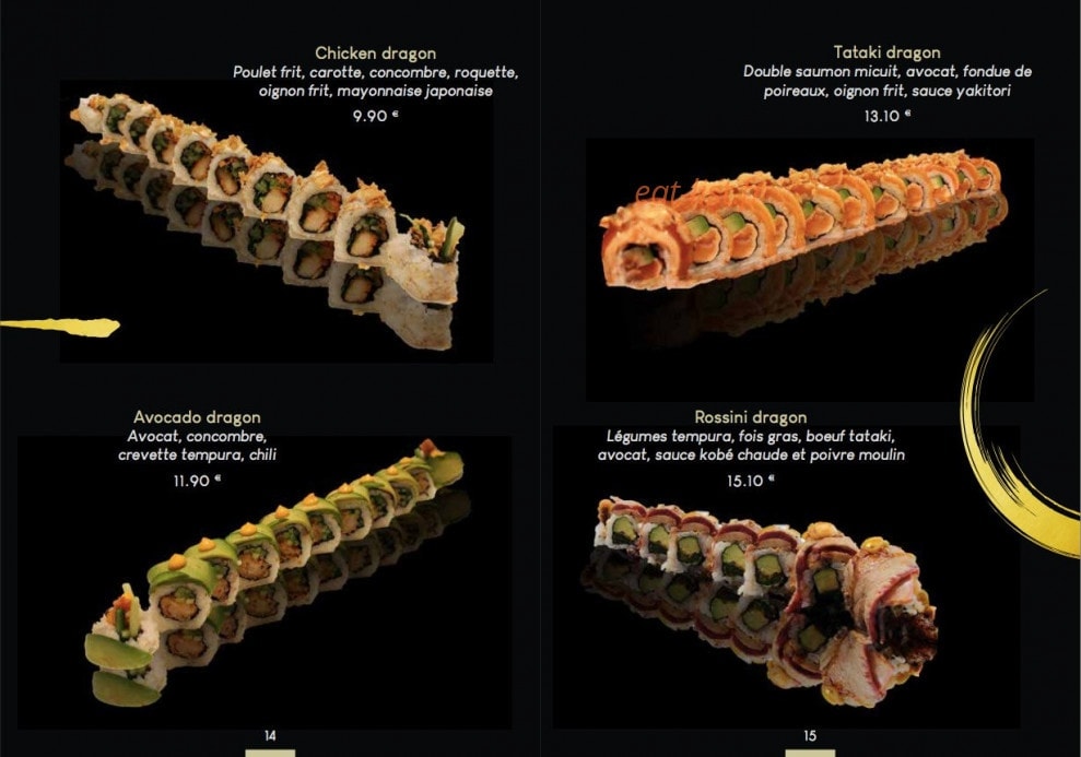 Sushi Couronne — carte page 7
