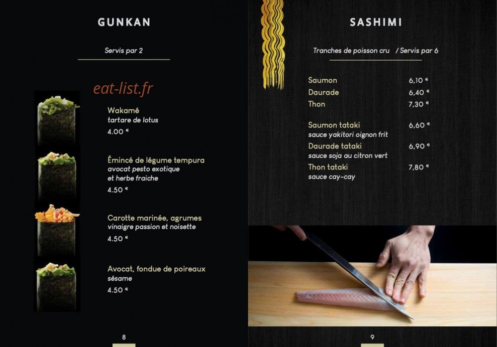 Sushi Couronne — carte page 4