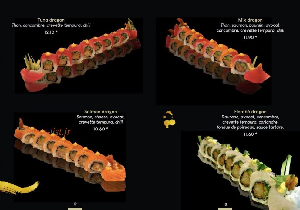Sushi Couronne — carte page 6