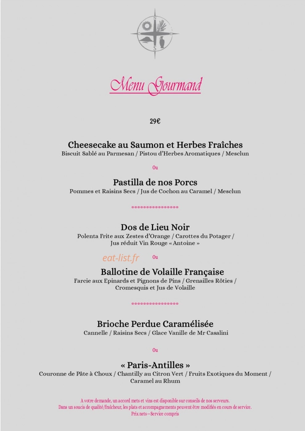 Domaine Terre de Mistral — carte page 3