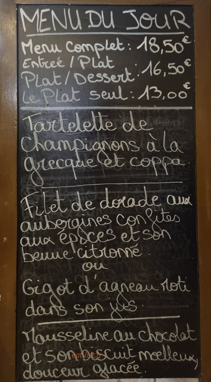 L'éveil du goût — carte page 2