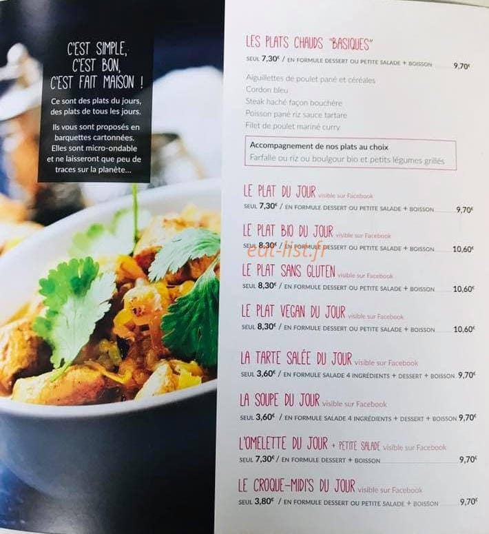 Midi's café — carte page 3