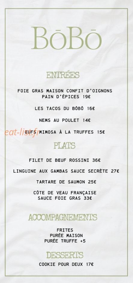 BōBō — carte page 7