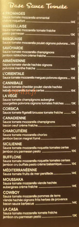 Casa Del Gusto — carte page 2