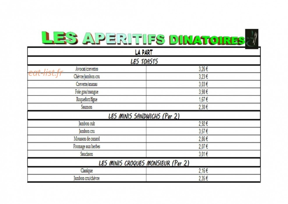 Chez orély's — carte page 5