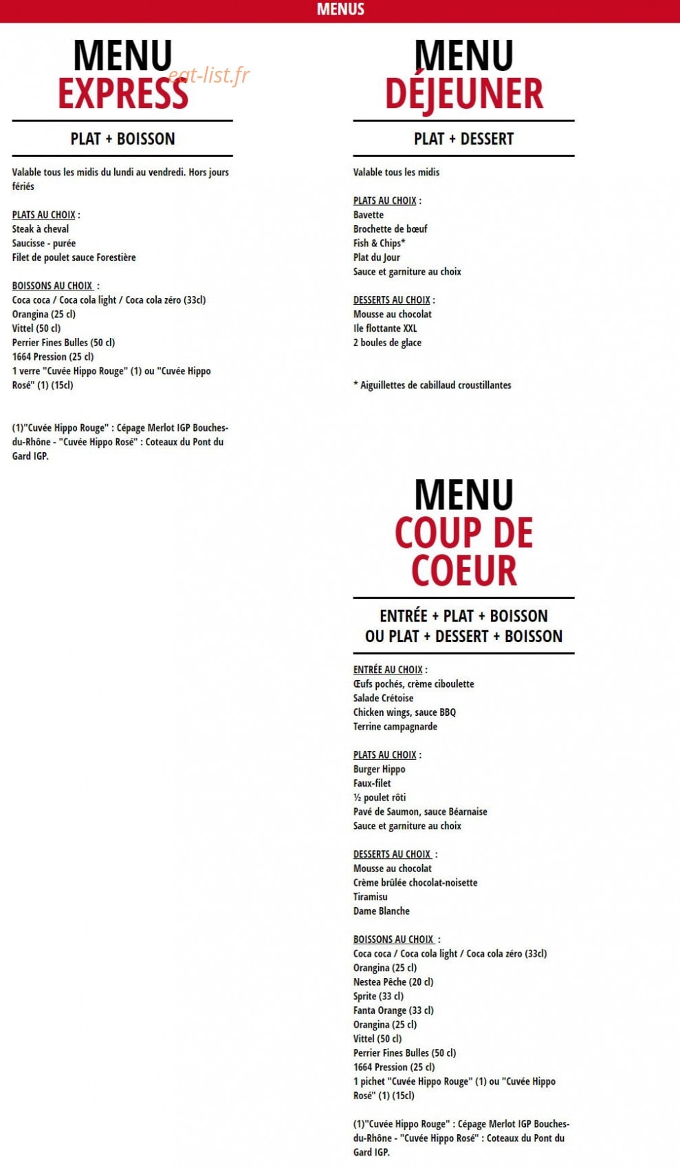 Hippopotamus — carte page 1