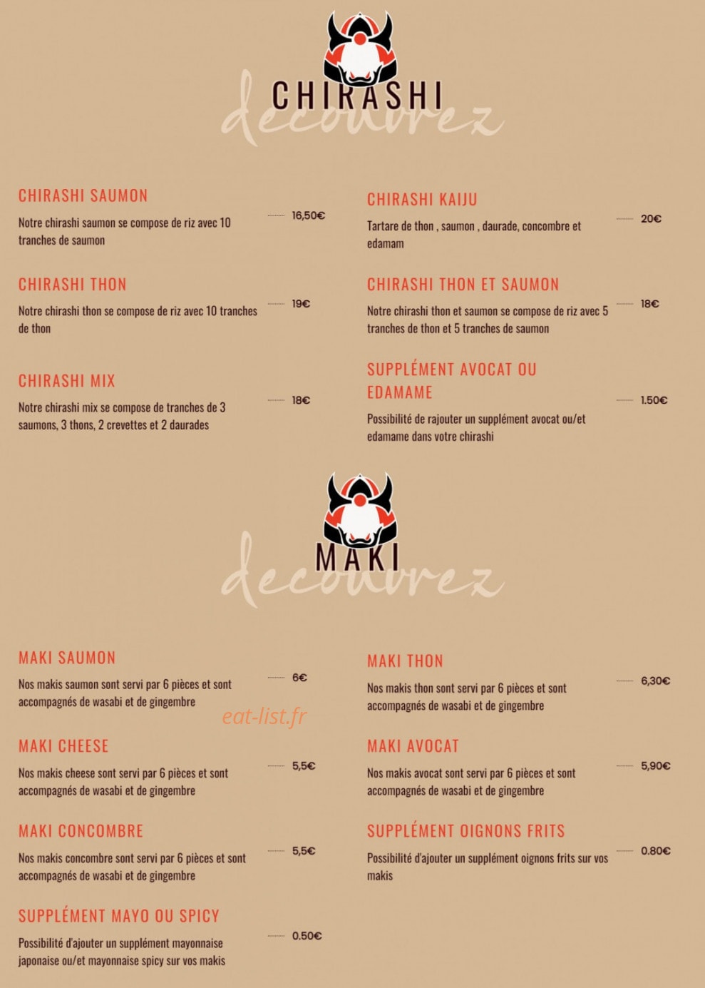 Kaiju — carte page 2