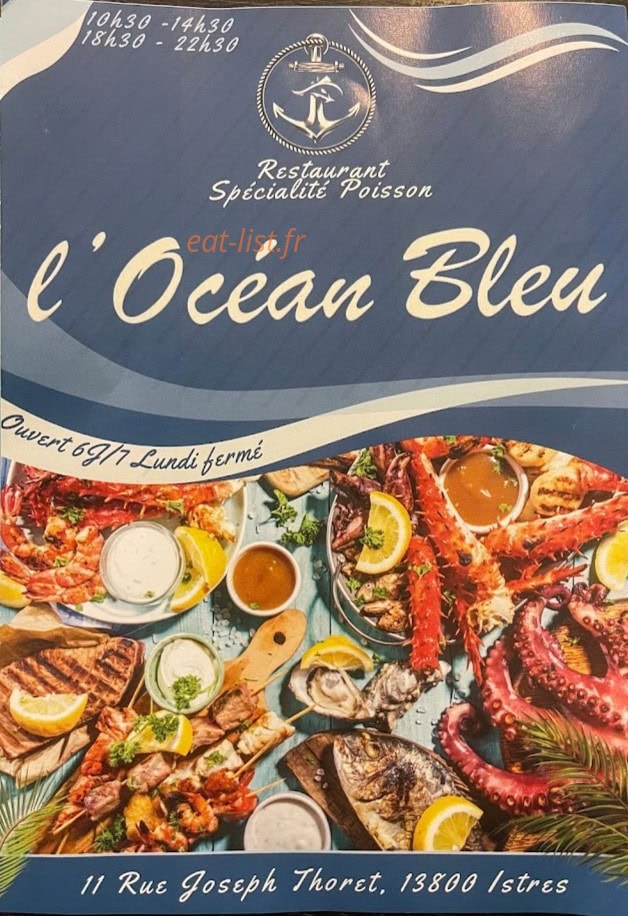 L’océan bleu — carte page 1