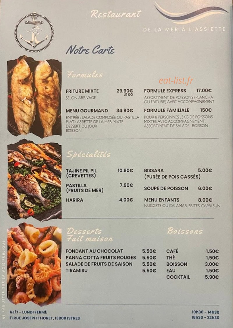 L’océan bleu — carte page 2
