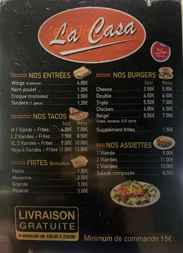 La Casa — carte page 1