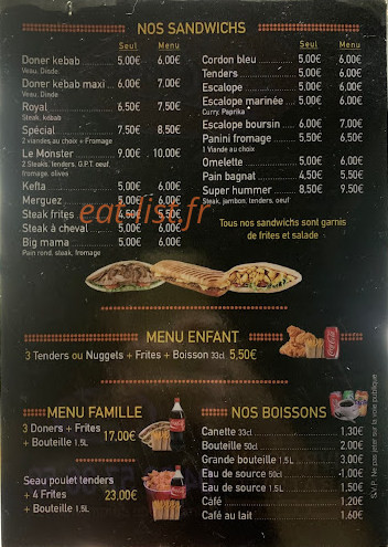 La Casa — carte page 2