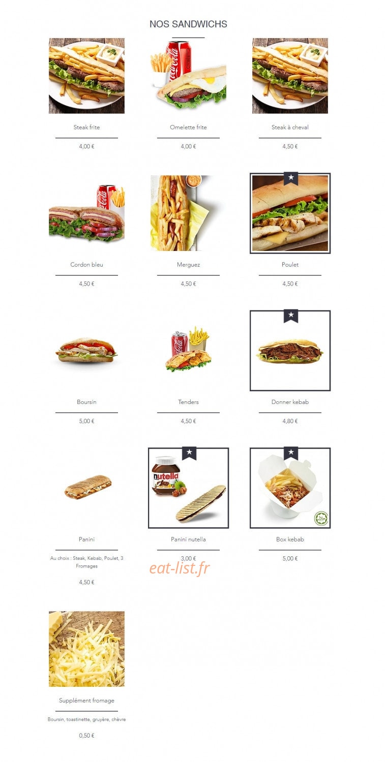 La Grillade d’istres — carte page 2
