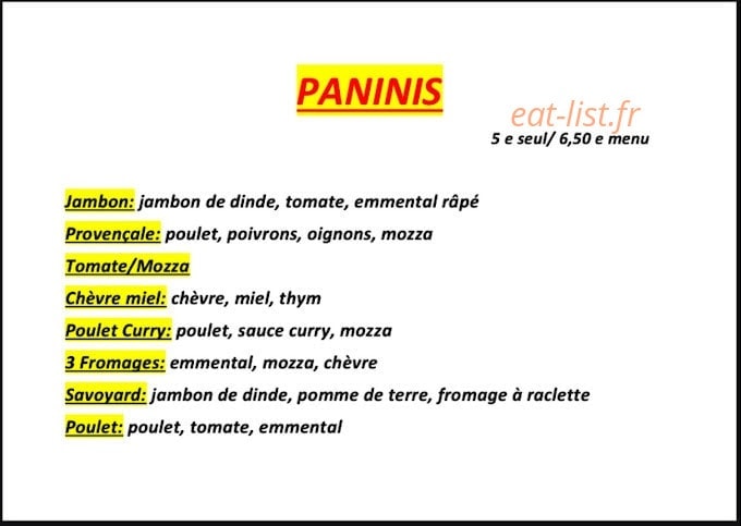 La Récré — carte page 2