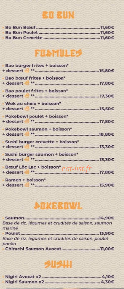 Le Bao — carte page 2