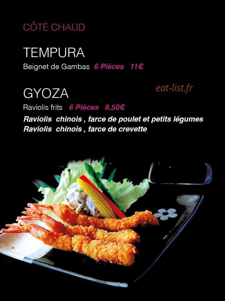 Le coté sushi — carte page 2