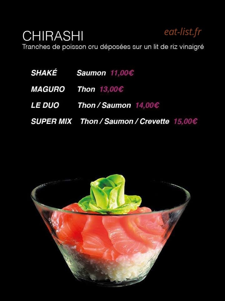 Le coté sushi — carte page 4