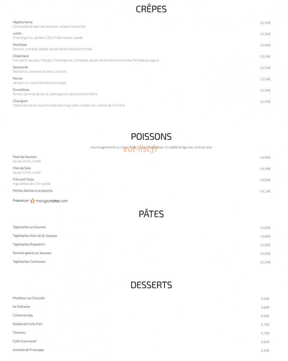 Le Sérac — carte page 1