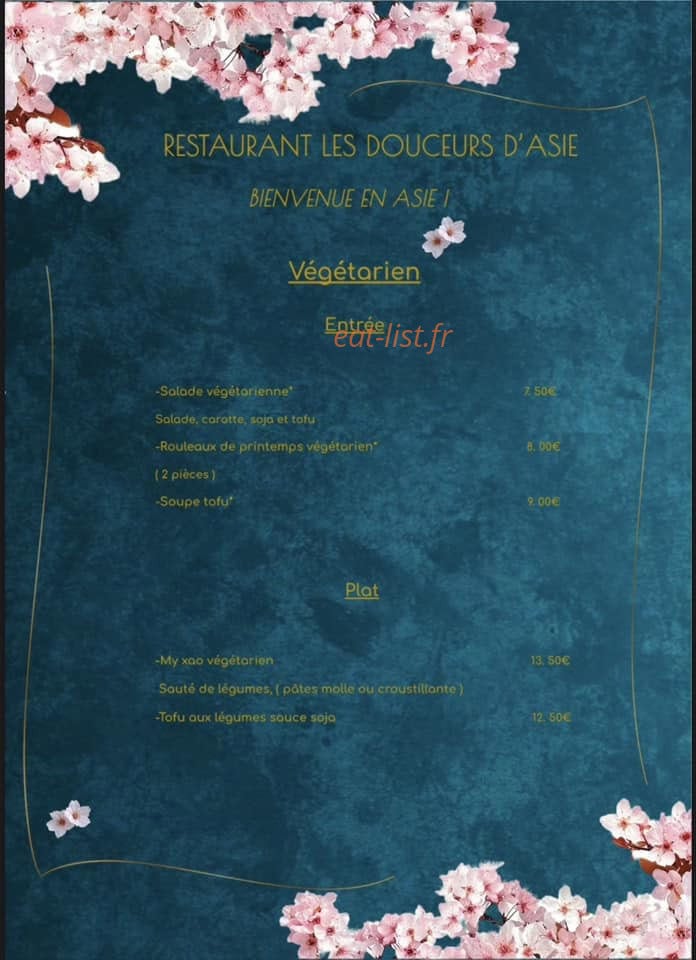 Les douceurs d'asie — carte page 5