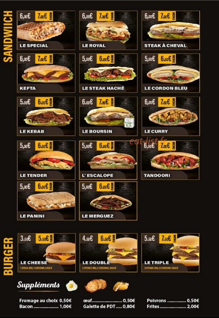O’ City Food — carte page 2