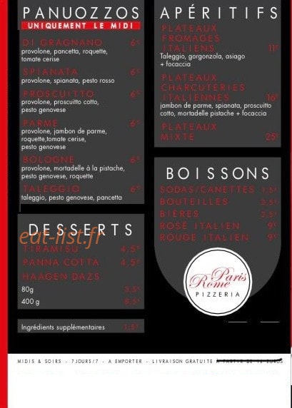 Paris Rome — carte page 4