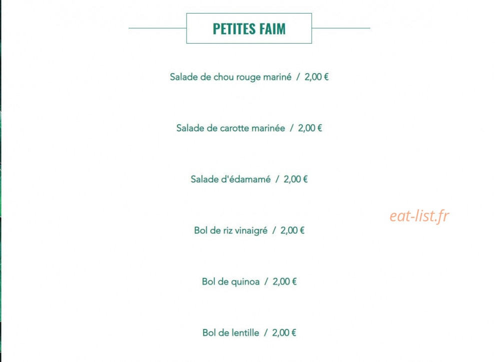 Pokabowl — carte page 2