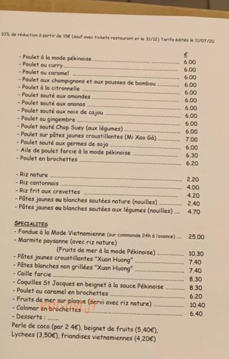 Xuan Huong — carte page 4