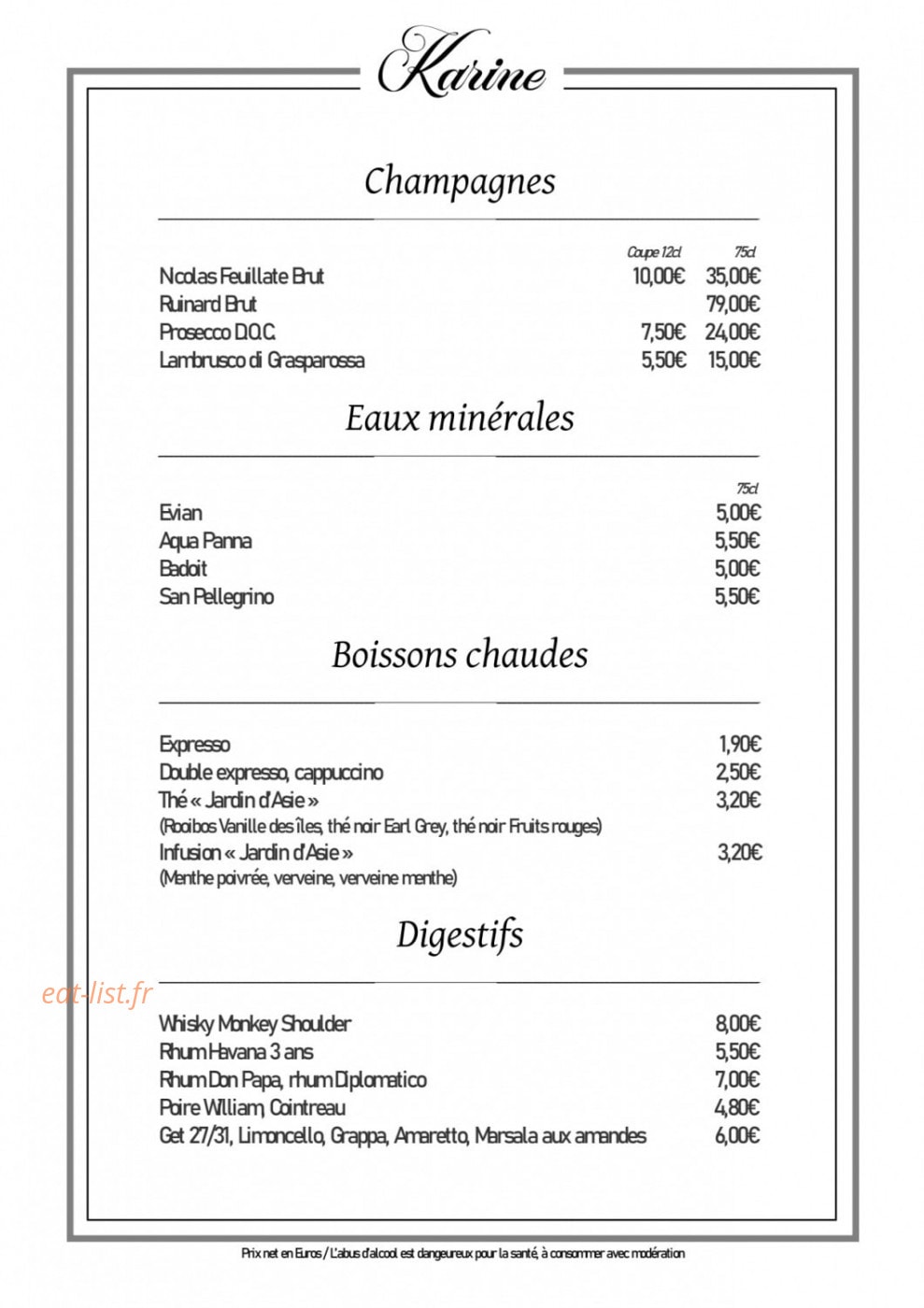 Karine — carte page 6