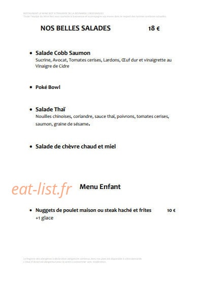 Wine-not — carte page 3