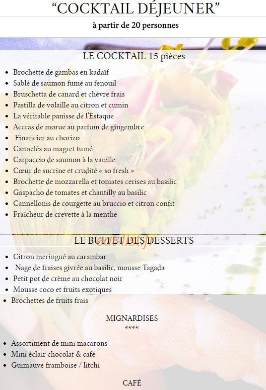 Fleur de Sel — carte page 2