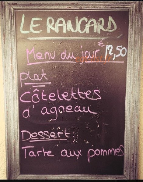 Le rancard — carte page 1