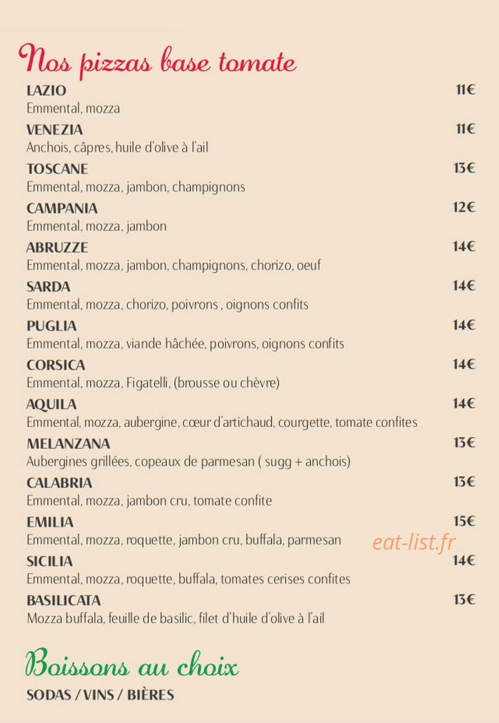 Es'cal — carte page 2