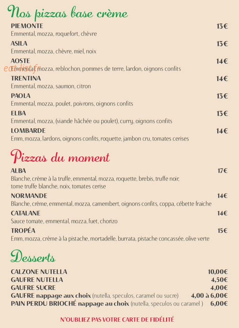 Es'cal — carte page 3