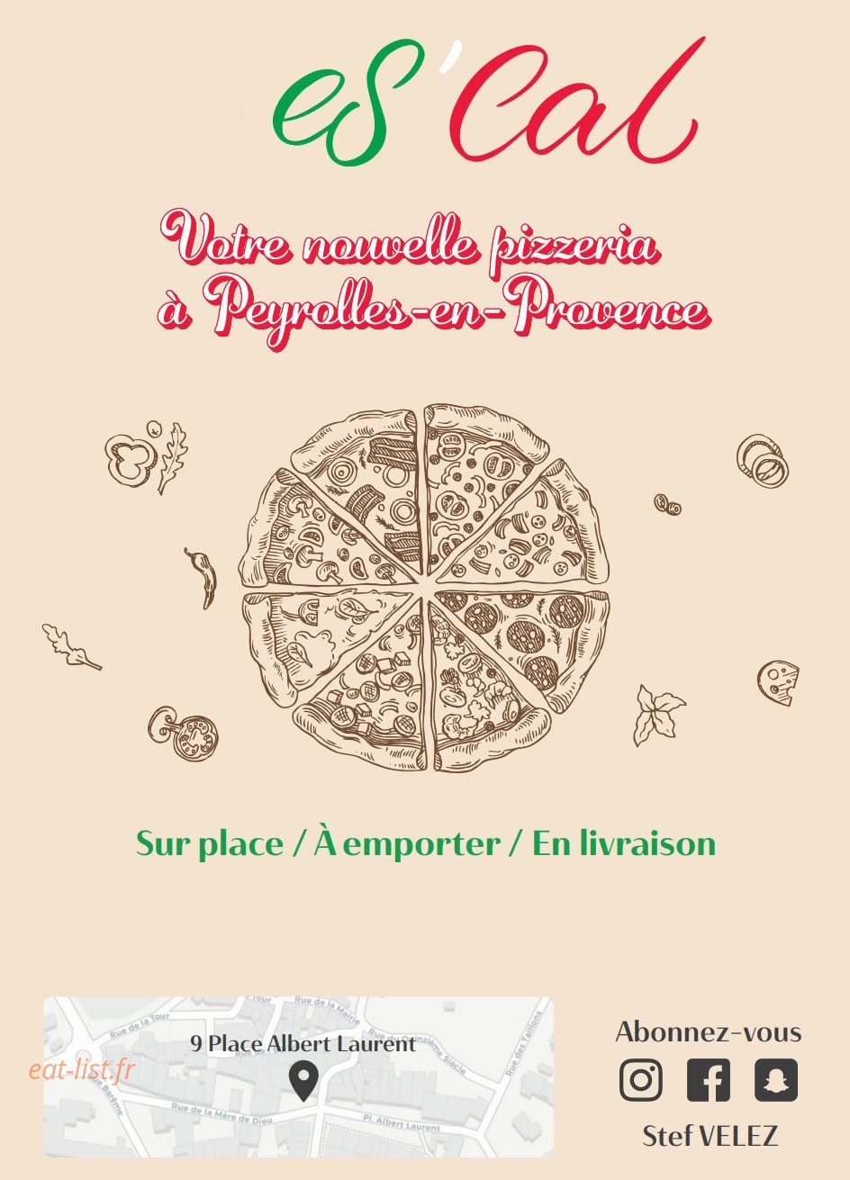 Es'cal — carte page 1