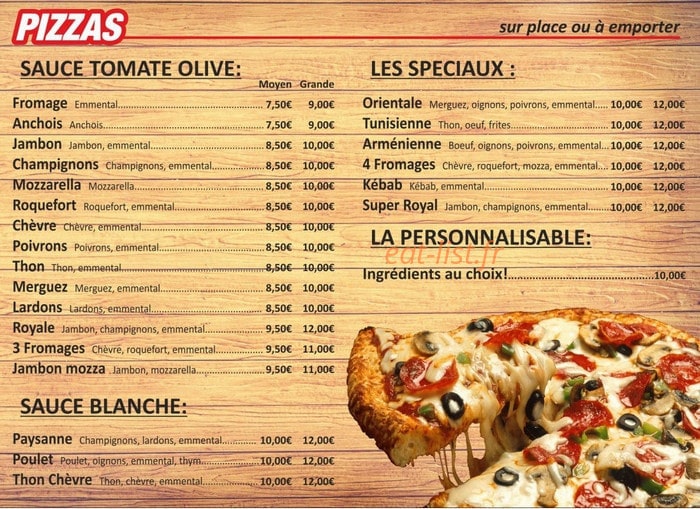 Snack comme d'hab — carte page 2