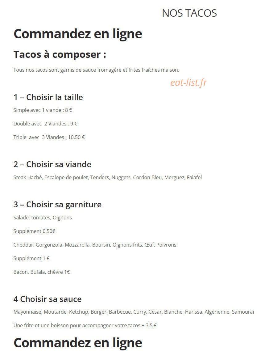 La Bella vita — carte page 2