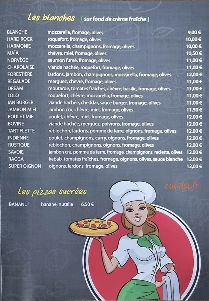 Regal Pizza — carte page 2
