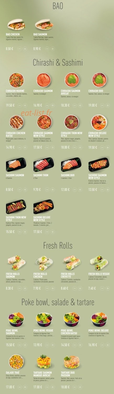 Enjoy Sushi — carte page 7