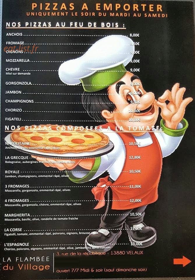 La Flambée Du Village — carte page 1