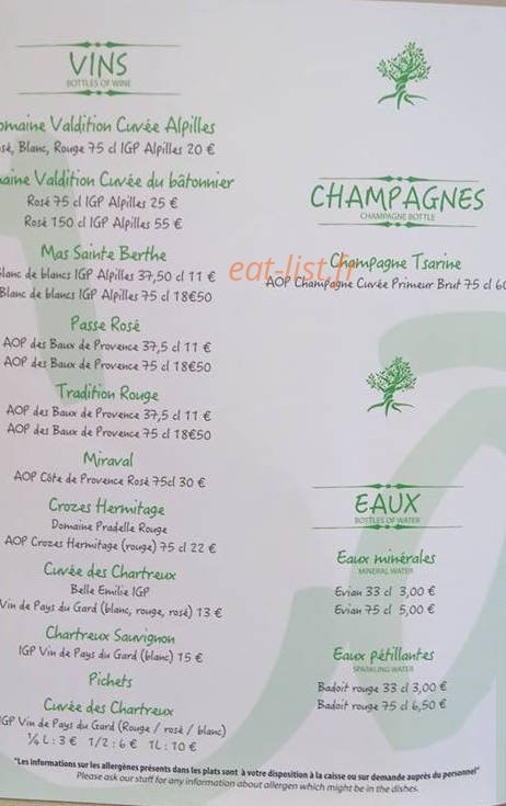 Café de l'Avenir — carte page 3