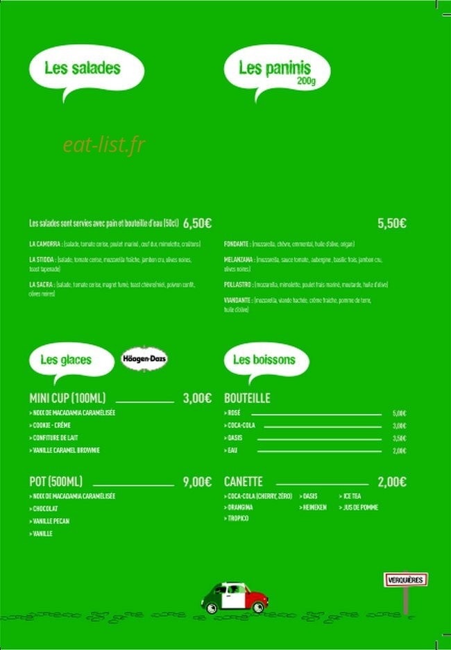 Le Pat' a Pizza — carte page 3