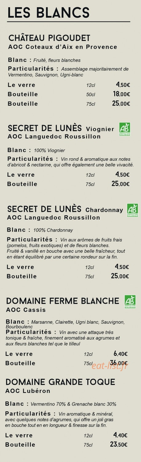La Cabane — carte page 10