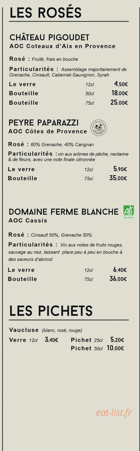 La Cabane — carte page 11