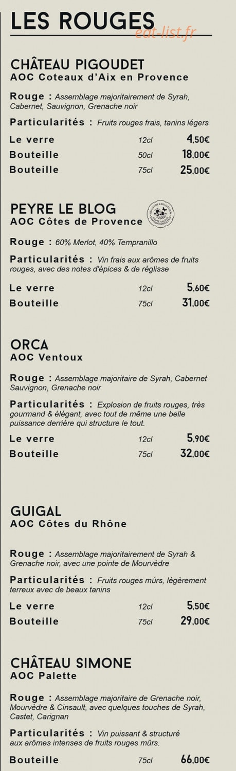 La Cabane — carte page 12